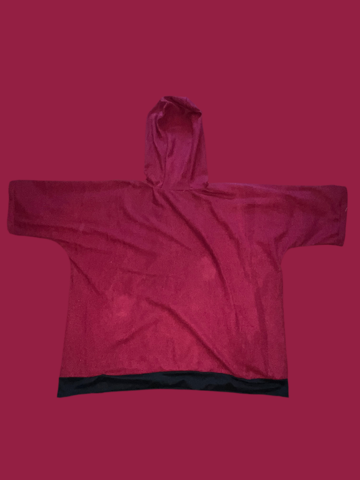 Oversized Short Sleeve Hoodie